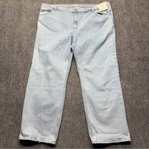 Abercrombie Fitch Jeans Womens 37/24R 90s Relaxed High Rise Wide Leg NEW